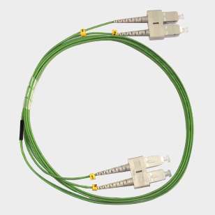 Jumper SC/SC Multimodo OM2 Duplex LSZH Verde 15m 1
