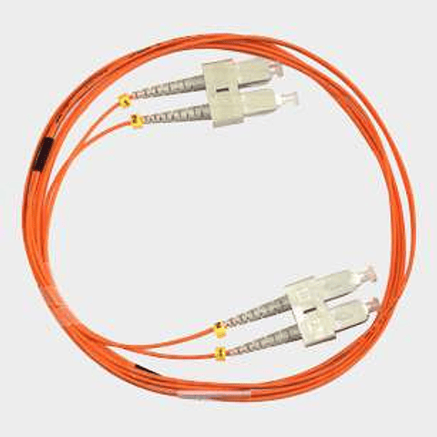 Jumper SC/SC Multimodo OM2 Duplex LSZH Naranja 1m