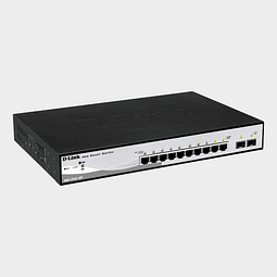 Switch D-Link DGS-1210-10P 8 Puertos Gigabit 2T/SFP PoE