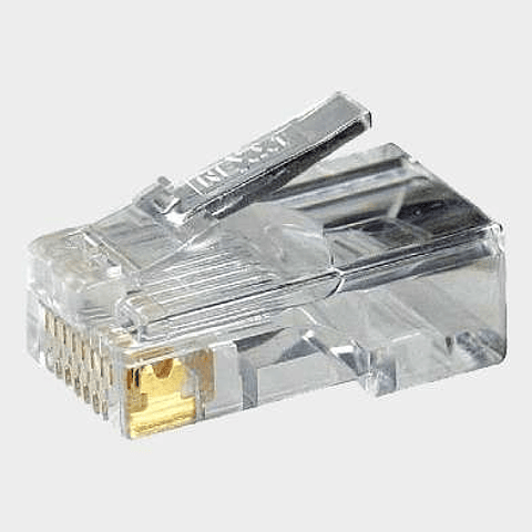Conector RJ45 CAT 6 Macho NEXXT Multifilar Alambre