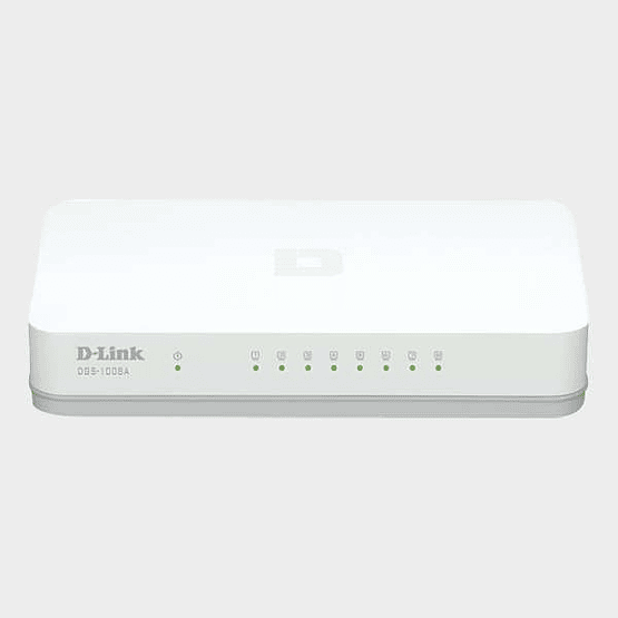Switch D-Link DGS-1008A 8 Puertos Gigabit