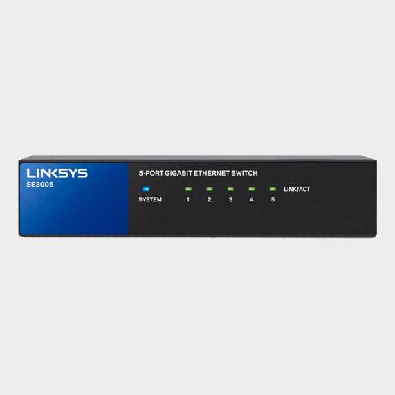Switch Linksys 5 Puertos SE3005 Gigabit 3
