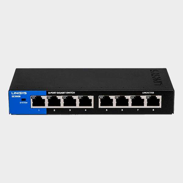 Switch Linksys 8 Puertos SE3008 Gigabit 3