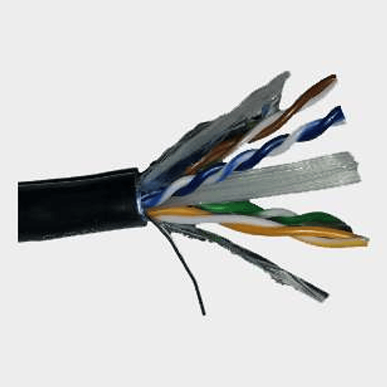 Cable FTP Cat 6 NEXXT 305m 4 Pares Blindado Exterior
