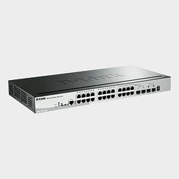 Switch D-Link DGS-1510-28P 24 Puertos Gigabit 2SFP 2SFP+ PoE