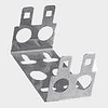 Soporte para 2 Regletas Krone (20 Pares)