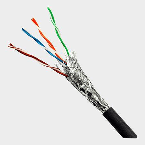 Cable SFTP Cat 5E NHTD 305m 4 Pares Blindado Exterior