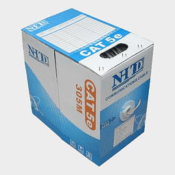 Cable UTP Cat 5E NHTD 305m 4 Pares Gris