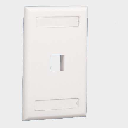 Faceplate 1 Puerto Keystone Panduit NK1FIWY Blanco 1