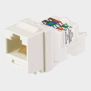 Modulo RJ45 CAT 6 Panduit Keystone Jack UTP Blanco 1