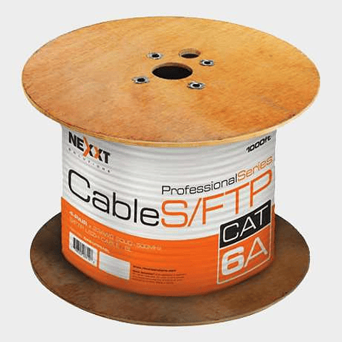 Cable SFTP Cat 6A NEXXT 305m 4 Pares LSZH Blindado Azul