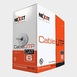 Cable UTP Cat 6 NEXXT 305m 4 Pares Azul