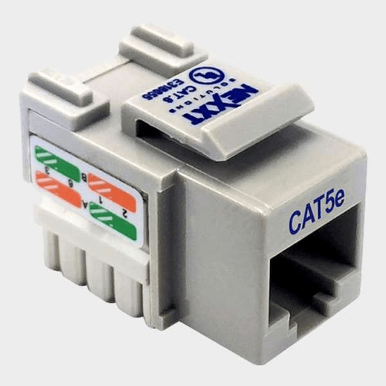 Conector RJ45 Hembra CAT 5E NEXXT UTP Blanco