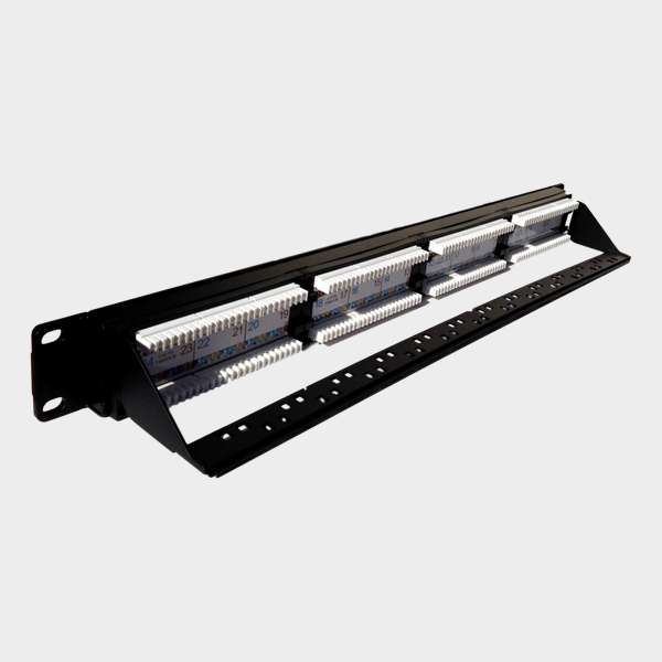 Patch Panel 24 Puertos CAT 5E 2