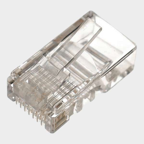 Conector RJ45 Macho UTP CAT 5E Alambre 100 unidades 1
