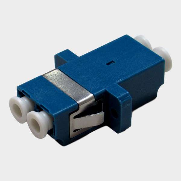 Adaptador LC-LC Fibra Óptica Duplex Monomodo 1