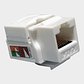 Modulo RJ45 CAT 6 UTP Keystone Blanco - Miniatura 2