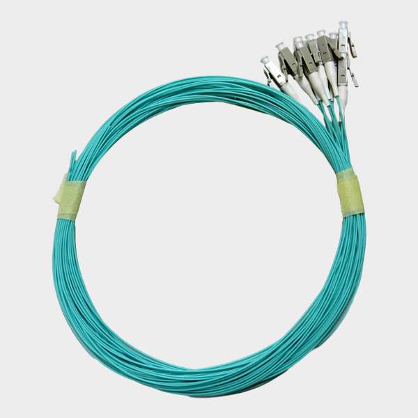 Pigtail LC Multimodo OM3 Celeste 1.5m  1