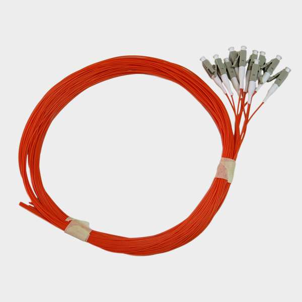 Pigtail LC Multimodo OM1 Naranjo 1.5m  1