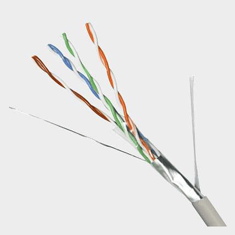 Cable FTP Cat 5E NHTD 305m 4 Pares Blindado Gris