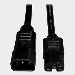 Cable de Poder Servicio Pesado 15A 14AWG 0.61m 