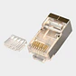 Conector RJ45 CAT 6 Macho FTP Blindado 23AWG 100 Unidades - Miniatura 3