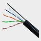 Cable UTP Cat 6 NHTD 305m 4 Pares 23AWG Negro Mensajero Exterior  - Miniatura 1