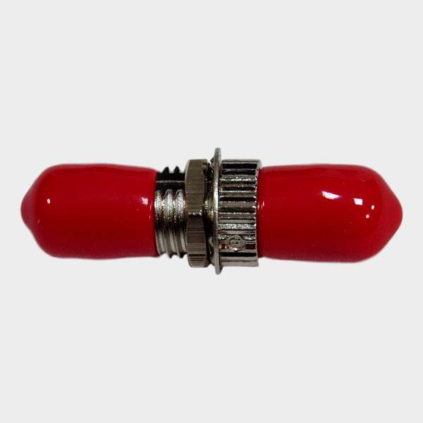 Adaptador ST-ST Fibra Óptica Simplex Multimodo 1