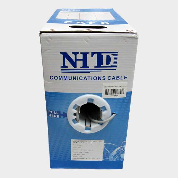 Cable Patch UTP Cat 6 NHTD 305m 4 Pares 24AWG LSZH Multifilar Gris 2