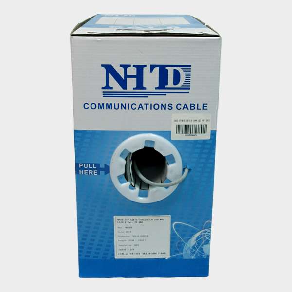 Cable UTP Cat 6 NHTD 305m 4 Pares LSZH 24AWG Gris 2