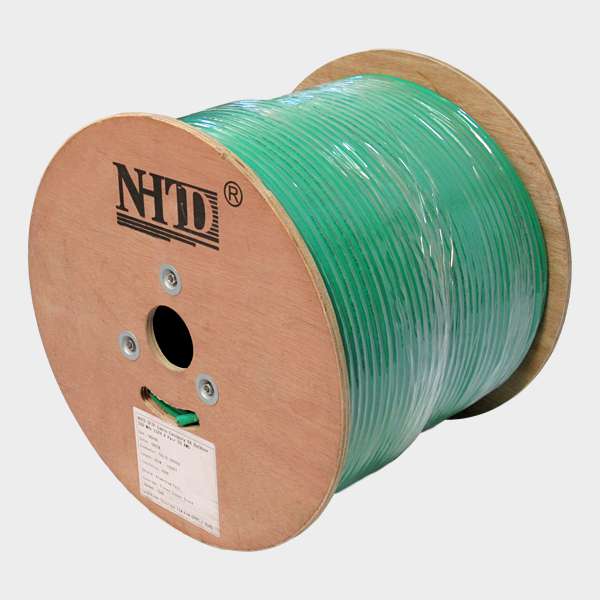 Cable SFTP Cat 6A NHTD 305m 4 Pares 23AWG LSZH Blindado con Malla Verde 2