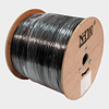 Cable SFTP Cat 6 NHTD 305m 4 Pares 23AWG Negro Exterior Blindaje con Malla