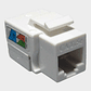 Módulo RJ45 Hembra CAT5E UTP Keystone Blanco - Miniatura 1