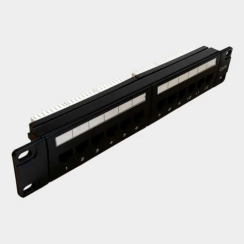 Patch Panel Rack 10" 12 Puertos UTP CAT6