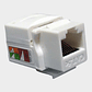 Módulo RJ45 Hembra CAT5E UTP Keystone Blanco - Miniatura 2