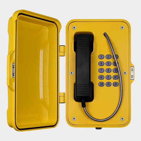Teléfono Intemperie con Tapa y Teclado