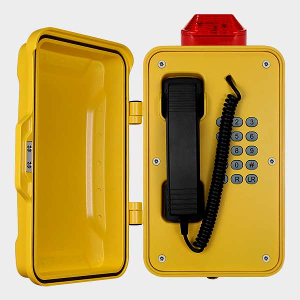 Teléfono Intemperie con Tapa, Teclado y Baliza 2