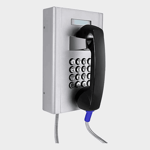 Teléfono Antivandálico con Teclado y Display LCD JR204-FK