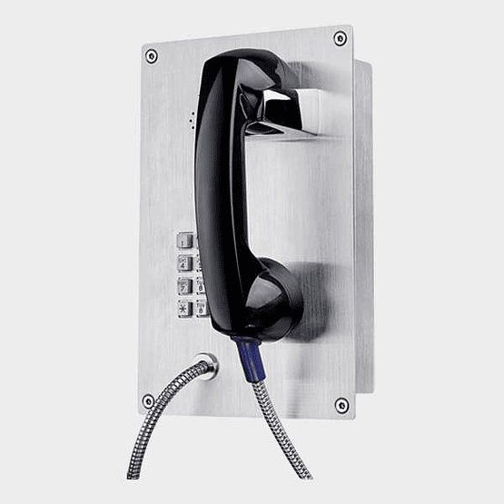 Teléfono Antivandálico Embutido en Pared con Teclado JR208-FK