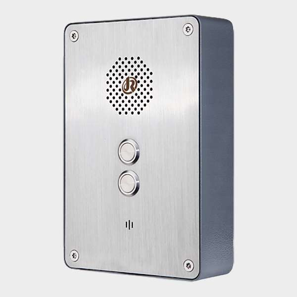 Teléfono de Emergencia Manos Libres con 2 Botones JR301-2B-OW 1