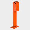 Poste de Emergencia para Teléfono con Tapa JR330-SC-C