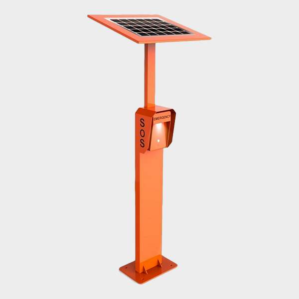 Poste de Emergencia con Panel Solar JR306-SC-SP 1