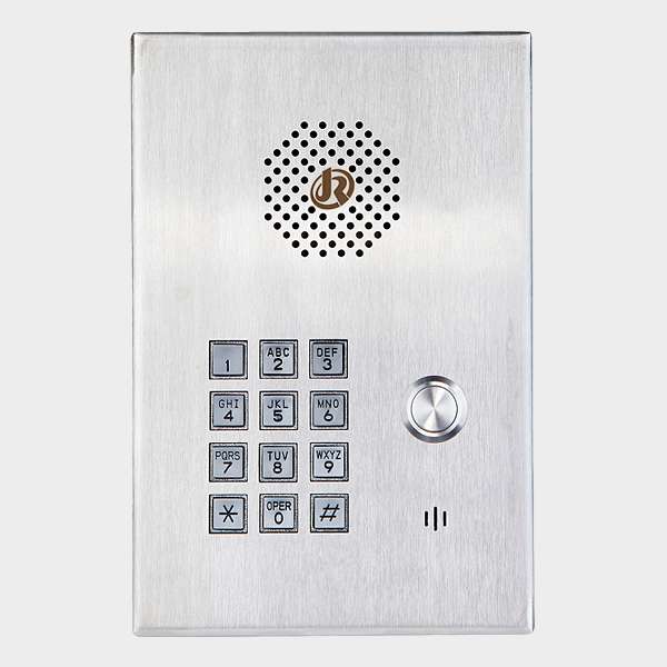 Teléfono de Emergencia Manos Libres con Teclado y 1 Botón JR308-FK 1