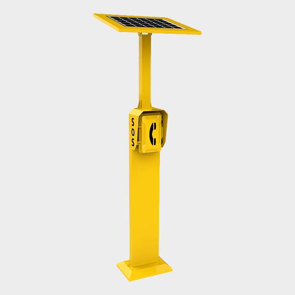 Poste de Emergencia con Panel Solar JR-TP-04 1
