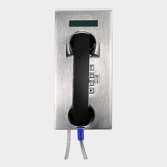 Teléfono Antivandálico con Teclado, Volumen y Display LCD JR212-FK