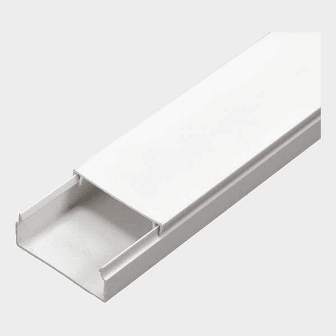 Canaleta 40x16 mm Largo 2 Metros