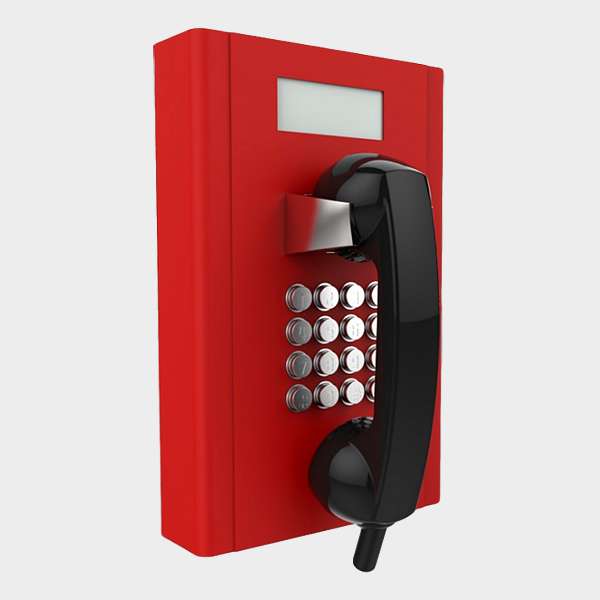 Teléfono Antivandálico con Teclado y Display LCD JR204-FK 3