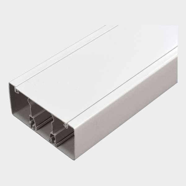 Canaleta 100x50 mm Largo 2 Metros, 2 Rieles para Separadores 3