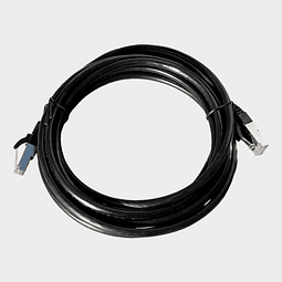 Patch Cord CAT 6 NHTD FTP Exterior Negro 3 m