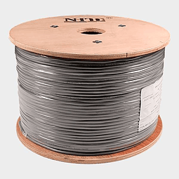 Cable Blindado 2x18 AWG Multifilar NHTD 305m Gris